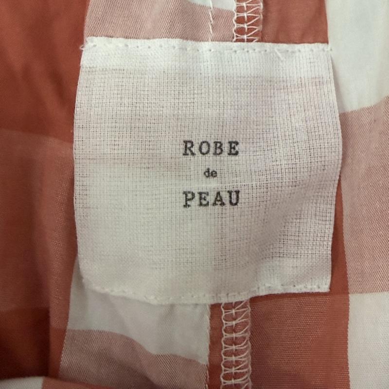 古着 USED ボトムス ボトムス ROBE de PEAU ローブデポー チェック柄 バルーンパンツ バレルパンツ サーモンピンク 日本製 - チェック 桃 / ピンク / pink レディース USED 古着 中古 50163401