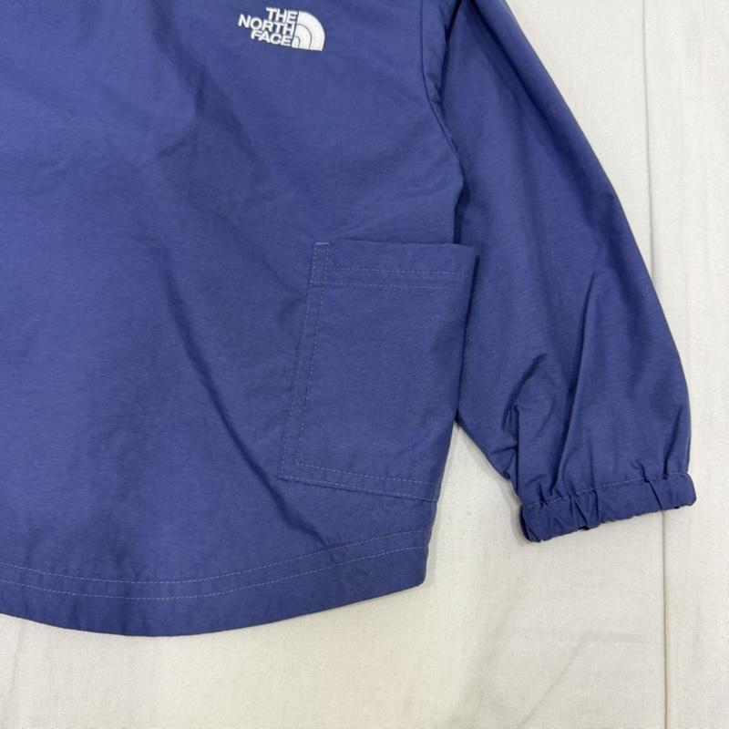 ザノースフェイス THE NORTH FACE ジャケット、上着 ジャンパー、ブルゾン NPB72302 B Field Smock 前後2way UVケア purple 80cm はっ水加工 80cm ロゴ、文字 X 刺繍 紫 / パープル / purple ボーイズ USED 古着 中古 50163403