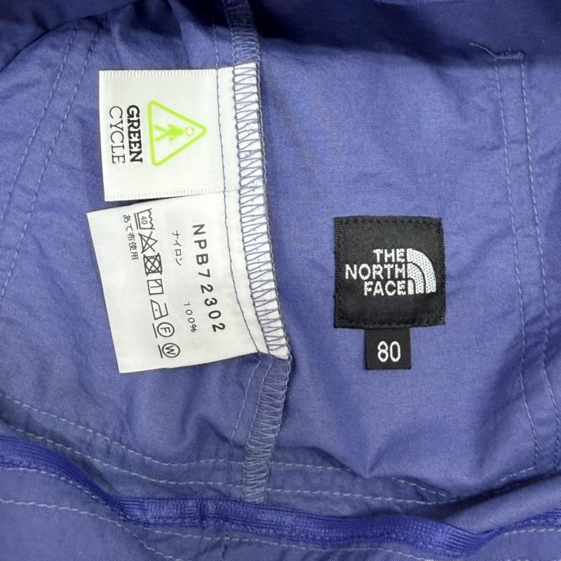 ザノースフェイス THE NORTH FACE ジャケット、上着 ジャンパー、ブルゾン NPB72302 B Field Smock 前後2way UVケア purple 80cm はっ水加工 80cm ロゴ、文字 X 刺繍 紫 / パープル / purple ボーイズ USED 古着 中古 50163403