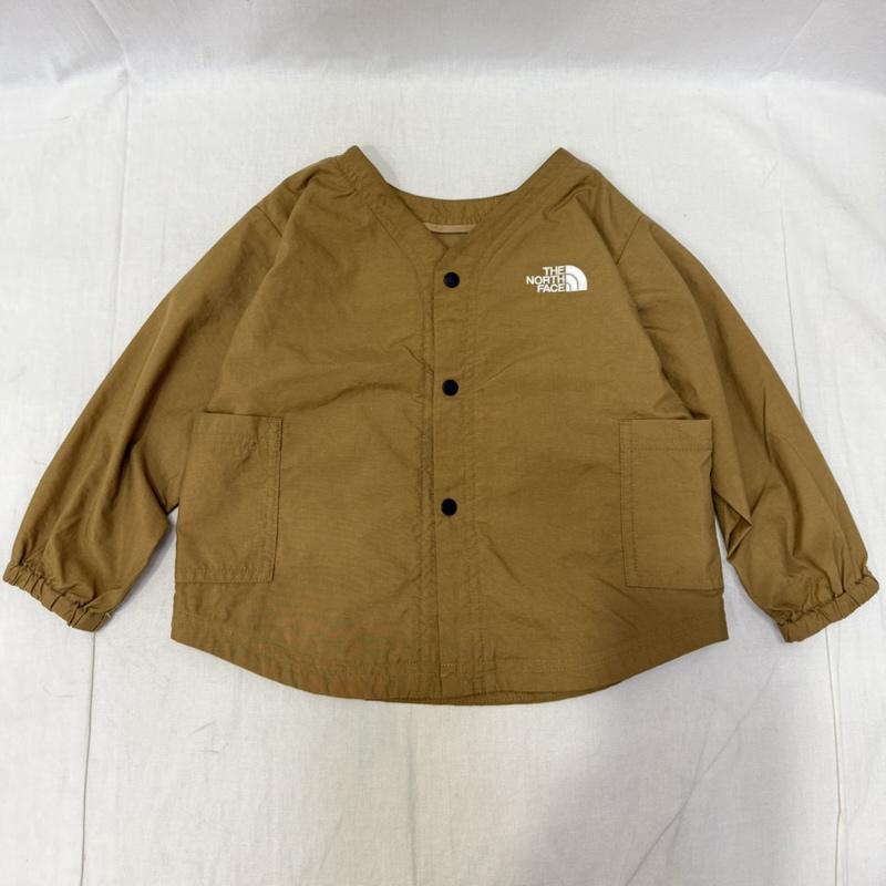 ザノースフェイス THE NORTH FACE ジャケット、上着 ジャンパー、ブルゾン NPB72302 B Field Smock 前後2way UVケア brown 80cm 80cm ロゴ、文字 X 刺繍 茶 / ブラウン / brown ボーイズ USED 古着 中古 50163404