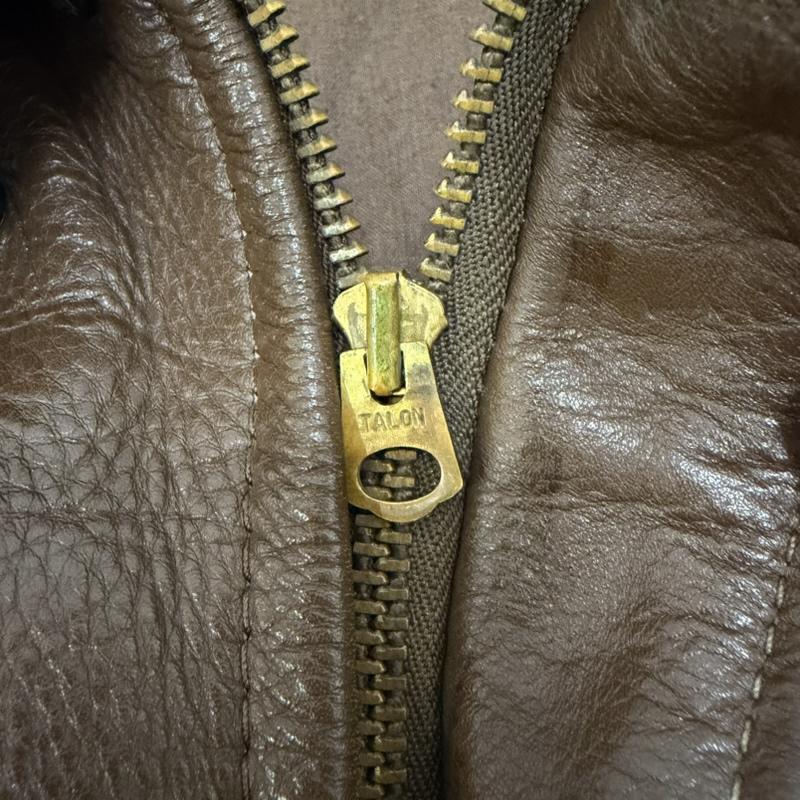 ヴァンソン VANSON ジャケット、上着 フライトジャケット A-2 レザーフライトジャケット TALONジップ NO.5186 CB4147 brown 42 USA製 42 無地 茶 / ブラウン / brown メンズ USED 古着 中古 50163405