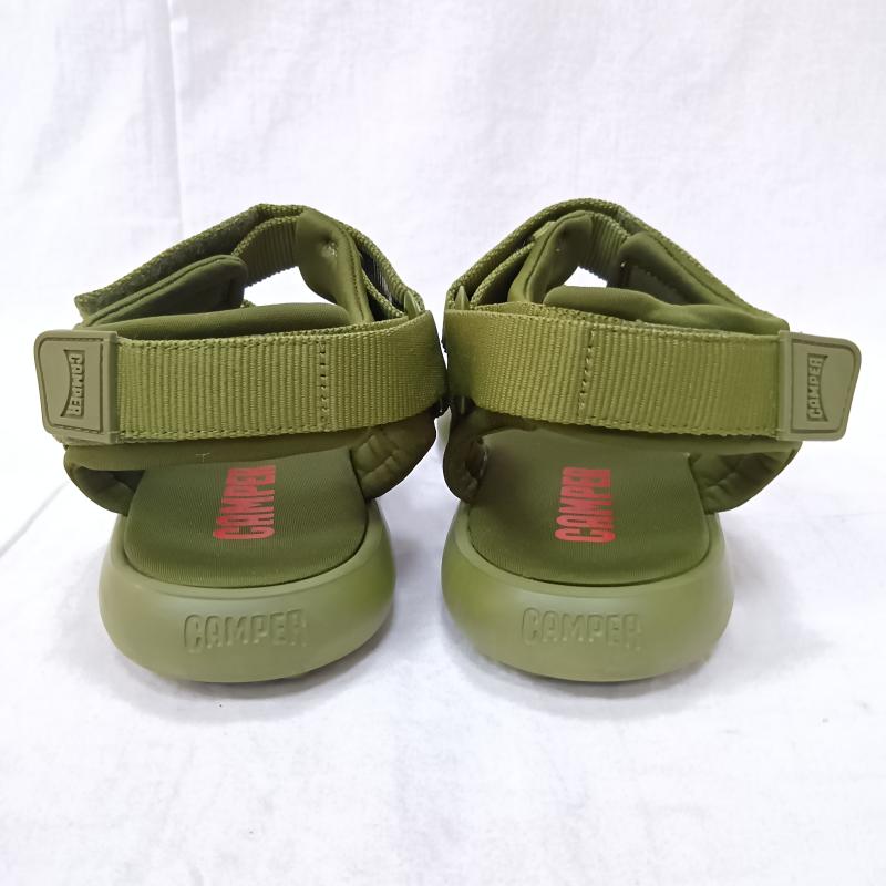 カンペール CAMPER サンダル サンダル PELOTAS FLOTA SANDAL ぺロータス フロータ フラットサンダル k100942-003 カーキ - 無地 X ロゴ、文字 カーキ / カーキ / khaki レディース USED 古着 中古 50163407