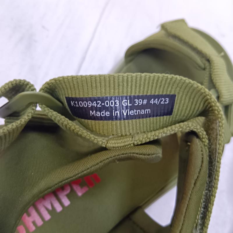 カンペール CAMPER サンダル サンダル PELOTAS FLOTA SANDAL ぺロータス フロータ フラットサンダル k100942-003 カーキ - 無地 X ロゴ、文字 カーキ / カーキ / khaki レディース USED 古着 中古 50163407