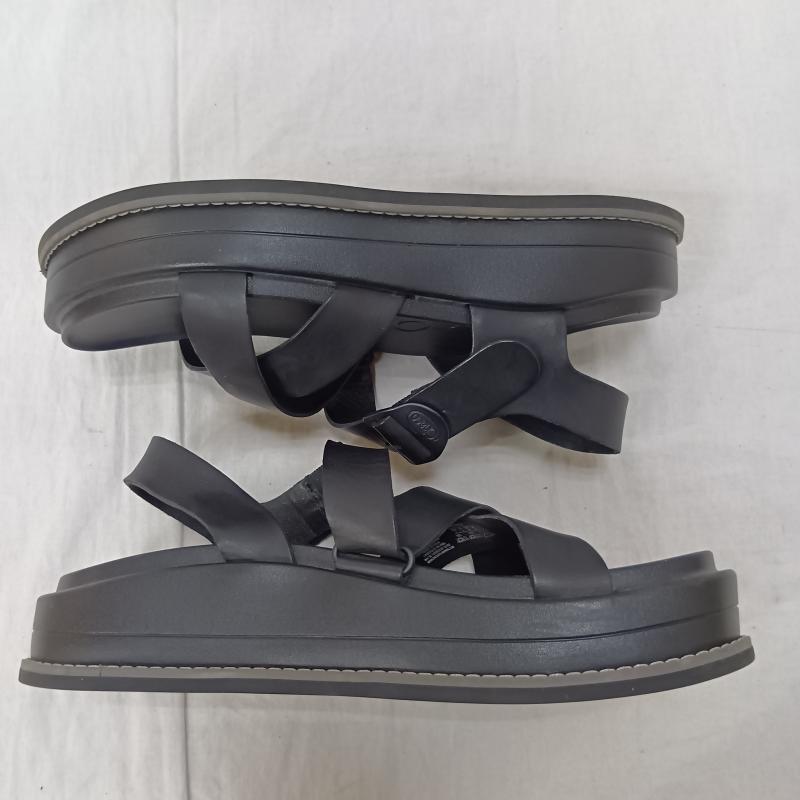 チャコ Chaco サンダル サンダル TOWNES MIDFORM ストラップサンダル 厚底 Ws タウンズ ミッドフォーム JCH109392 24.0cm 無地 黒 / ブラック / black レディース USED 古着 中古 50163408