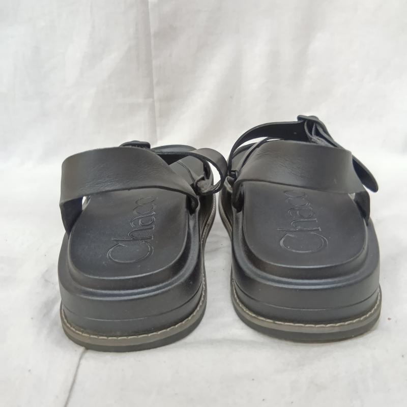 チャコ Chaco サンダル サンダル TOWNES MIDFORM ストラップサンダル 厚底 Ws タウンズ ミッドフォーム JCH109392 24.0cm 無地 黒 / ブラック / black レディース USED 古着 中古 50163408