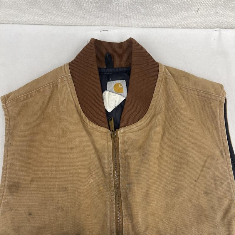 カーハート Carhartt ベスト ベスト 00s ダメージ アークティック キルトライニング ダック ベスト XXL 茶 / ブラウン / brown メンズ USED 古着 中古 50163412