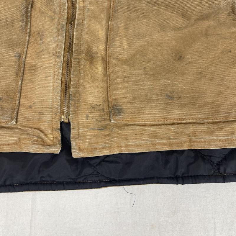 カーハート Carhartt ベスト ベスト 00s ダメージ アークティック キルトライニング ダック ベスト XXL 茶 / ブラウン / brown メンズ USED 古着 中古 50163412