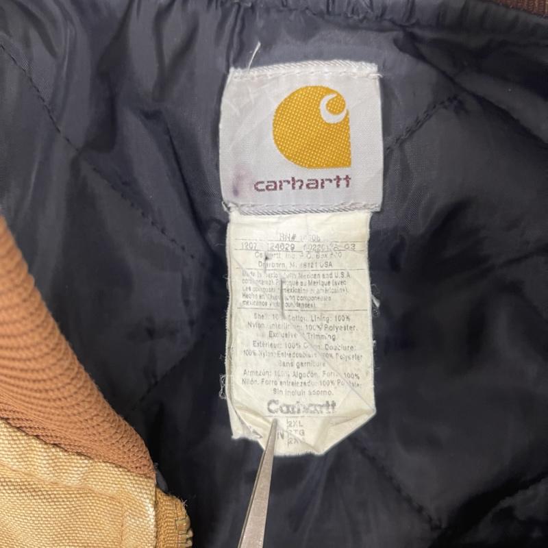 カーハート Carhartt ベスト ベスト 00s ダメージ アークティック キルトライニング ダック ベスト XXL 茶 / ブラウン / brown メンズ USED 古着 中古 50163412