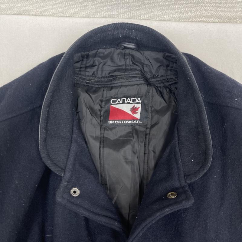 古着 USED ジャケット、上着 ジャンパー、ブルゾン Canada Sportswear ヴィンテージ アワード ジャケット スタジャン 紺 / ネイビー / navy メンズ USED 古着 中古 50163415