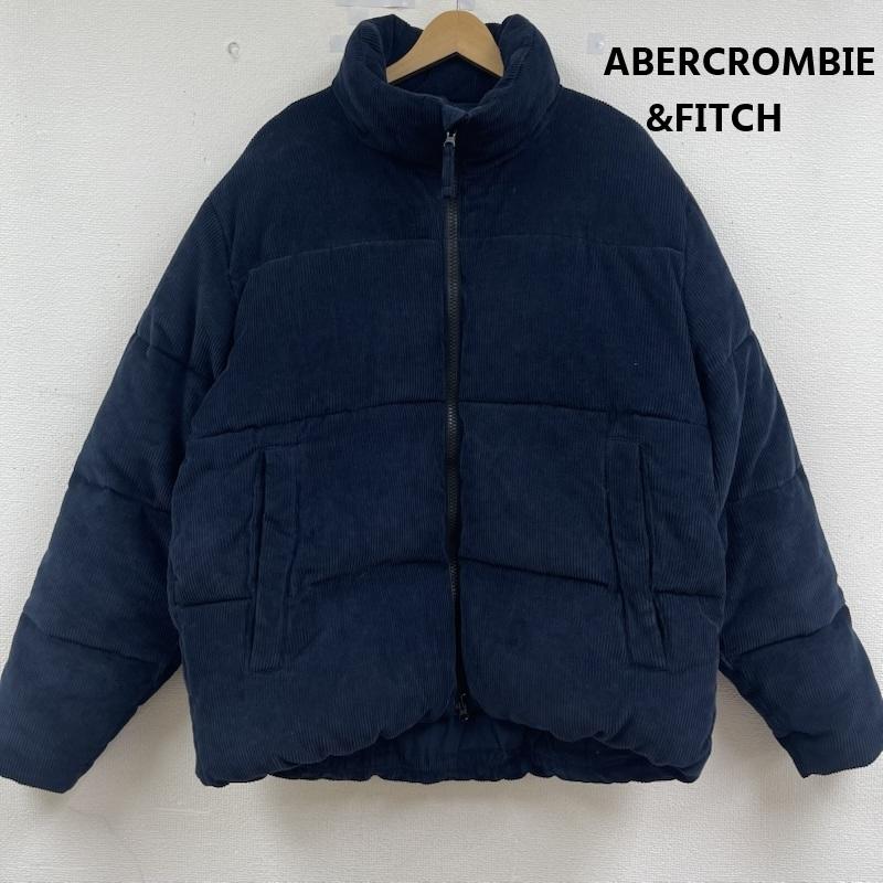 アバクロンビーアンドフィッチ ABERCROMBIE&FITCH ジャケット、上着 ダウンジャケット THE A&F ULTRA COLLECTION コーデュロイ パファー ダウン ジャケット L 紺 / ネイビー / navy メンズ USED 古着 中古 50163419