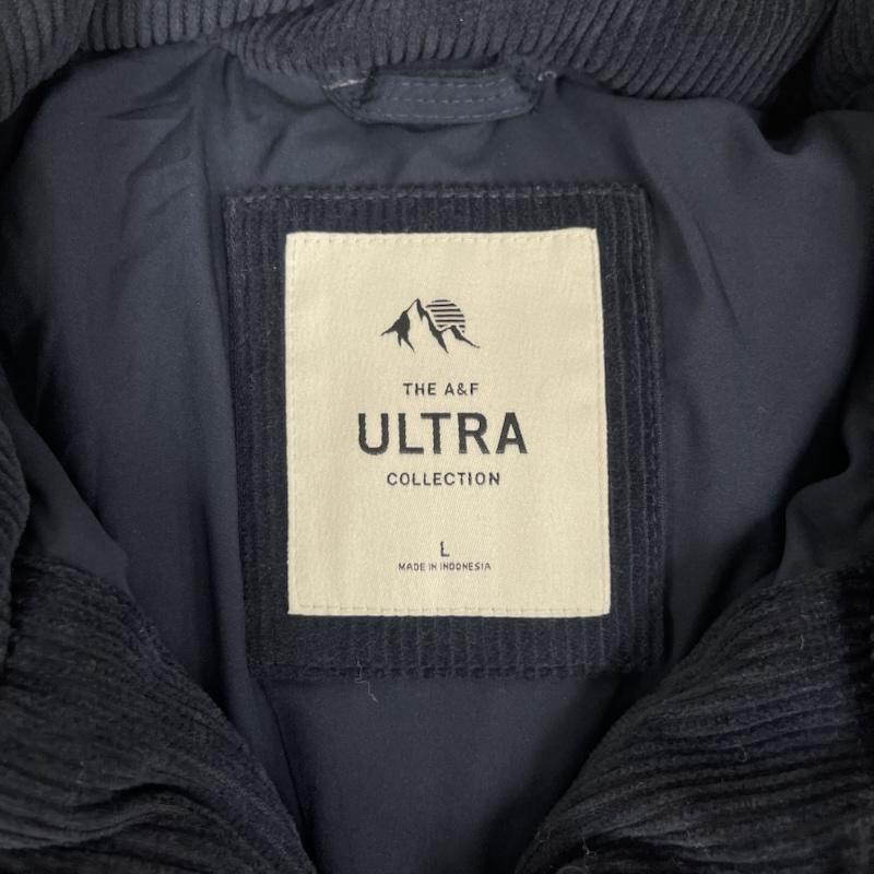 アバクロンビーアンドフィッチ ABERCROMBIE&FITCH ジャケット、上着 ダウンジャケット THE A&F ULTRA COLLECTION コーデュロイ パファー ダウン ジャケット L 紺 / ネイビー / navy メンズ USED 古着 中古 50163419