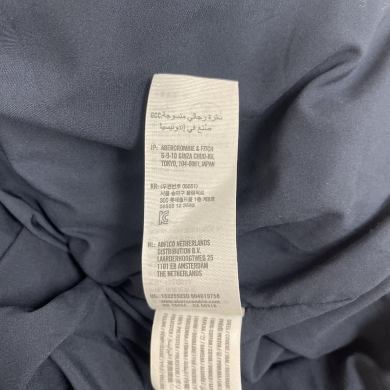 アバクロンビーアンドフィッチ ABERCROMBIE&FITCH ジャケット、上着 ダウンジャケット THE A&F ULTRA COLLECTION コーデュロイ パファー ダウン ジャケット L 紺 / ネイビー / navy メンズ USED 古着 中古 50163419