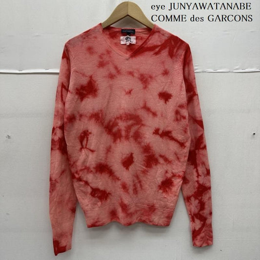 アイジュンヤワタナベコムデギャルソン eye JUNYAWATANABE COMME des GARCONS ニット、セーター 長袖 13AW JOHN SMEDLEY Vネック ニット WL-T907 S 赤 / レッド / red メンズ USED 古着 中古 50163420