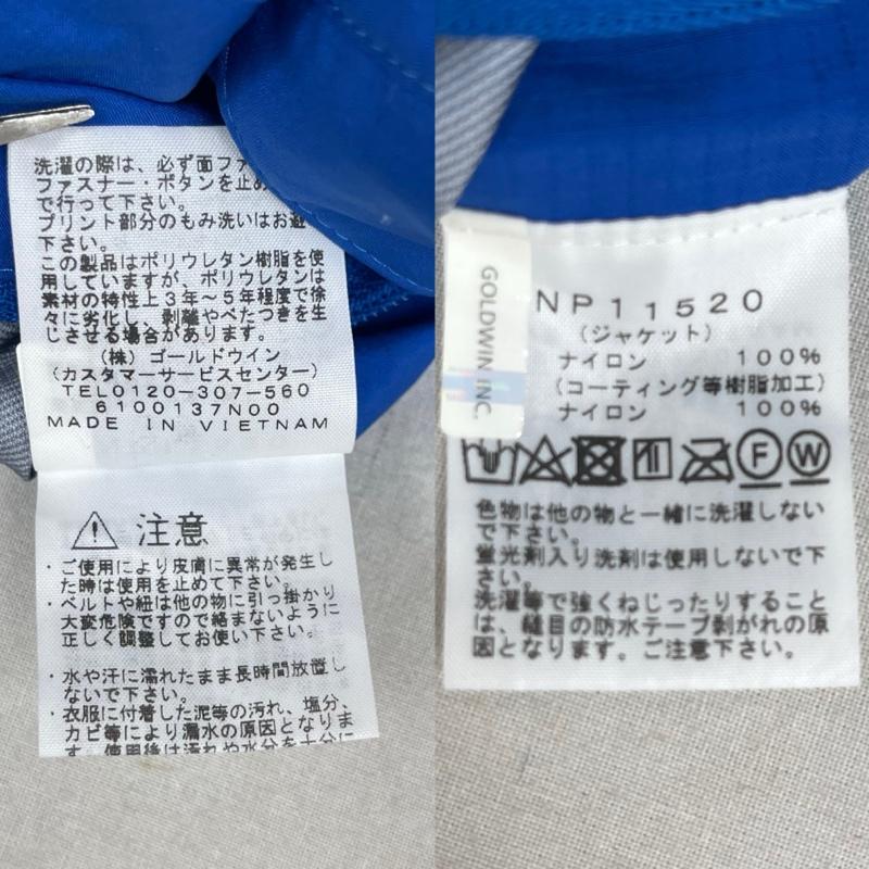 ザノースフェイス THE NORTH FACE ジャケット、上着 ジャンパー、ブルゾン RAINTEX AERO レイン テックス エアロ ナイロン セットアップ np11520 L 青 / ブルー / blue メンズ USED 古着 中古 50163426