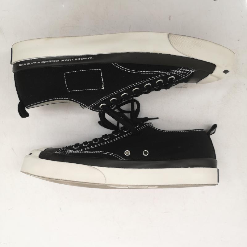 フラグメントデザイン fragment design スニーカー スニーカー CONVERSE V.A. Jack Purcell 1935 VAA-15000-C ジャックパーセル 27.5cm 黒 / ブラック / black メンズ USED 古着 中古 50163428