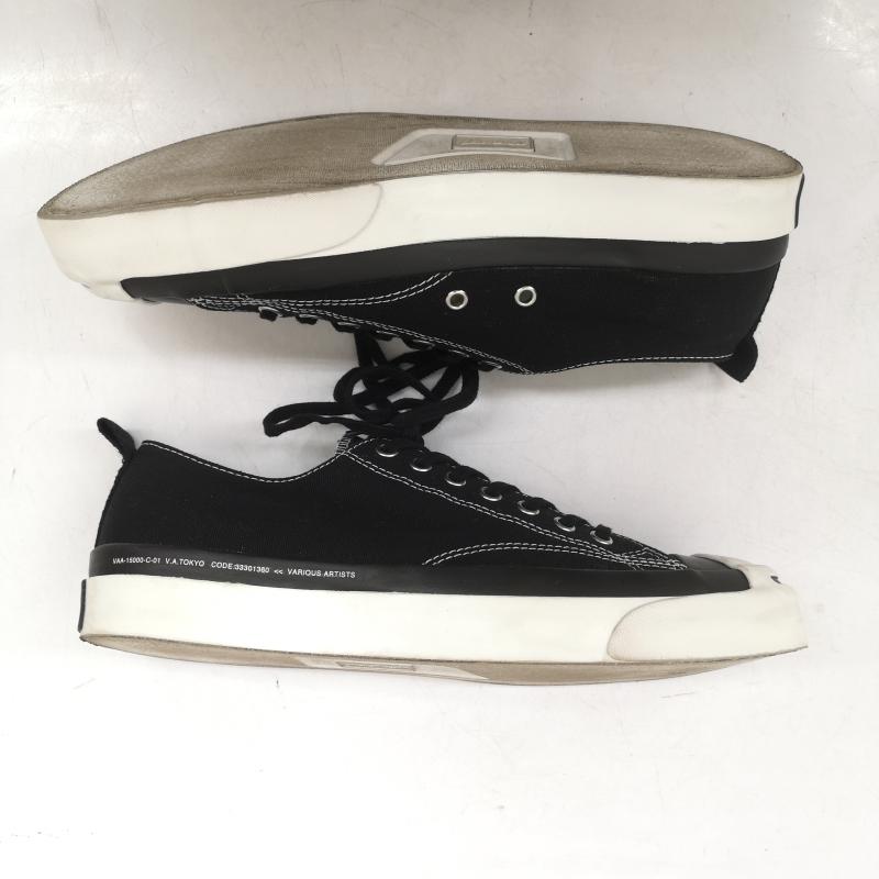 フラグメントデザイン fragment design スニーカー スニーカー CONVERSE V.A. Jack Purcell 1935 VAA-15000-C ジャックパーセル 27.5cm 黒 / ブラック / black メンズ USED 古着 中古 50163428