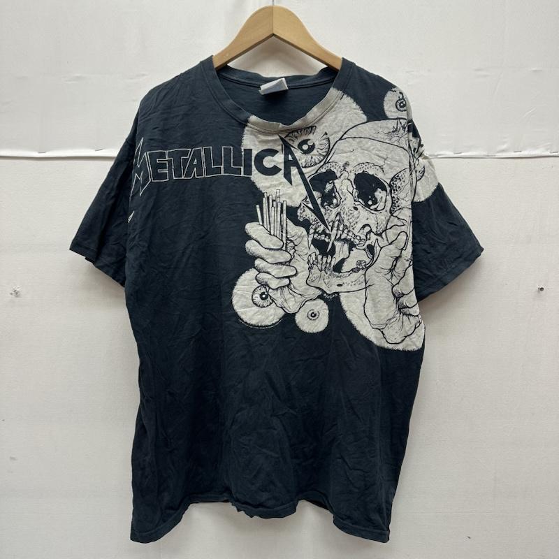 古着 USED Tシャツ 半袖 00s METALLICA The Shortest Straw スカル プリント バンド Tシャツ XL 黒 / ブラック / black メンズ USED 古着 中古 50163430