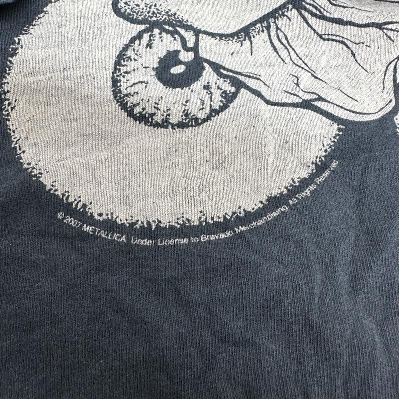 古着 USED Tシャツ 半袖 00s METALLICA The Shortest Straw スカル プリント バンド Tシャツ XL 黒 / ブラック / black メンズ USED 古着 中古 50163430