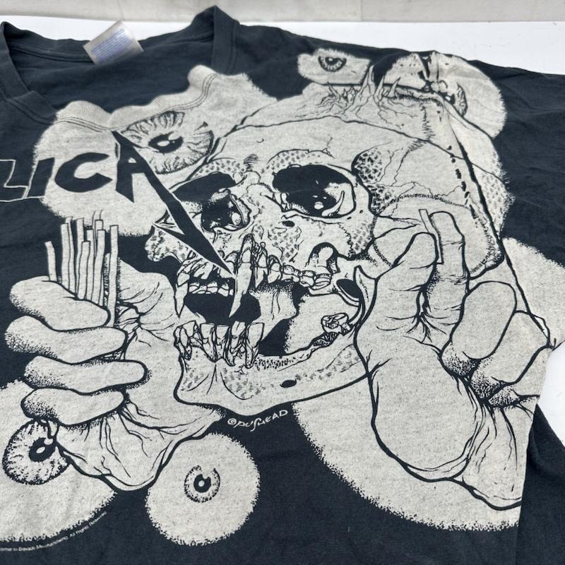 古着 USED Tシャツ 半袖 00s METALLICA The Shortest Straw スカル プリント バンド Tシャツ XL 黒 / ブラック / black メンズ USED 古着 中古 50163430
