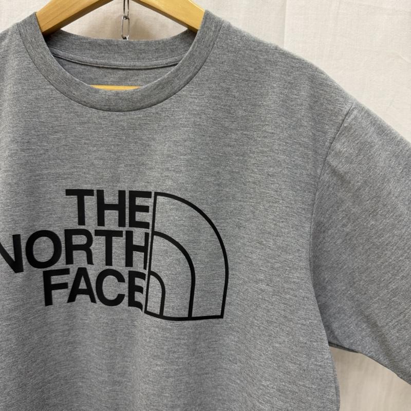 ザノースフェイス THE NORTH FACE Tシャツ 半袖 NT32581 ショートスリーブ ES ビッグロゴティー グレー L FLASHDRY UVケア L ロゴ、文字 灰 / グレー / gray メンズ USED 古着 中古 50163434