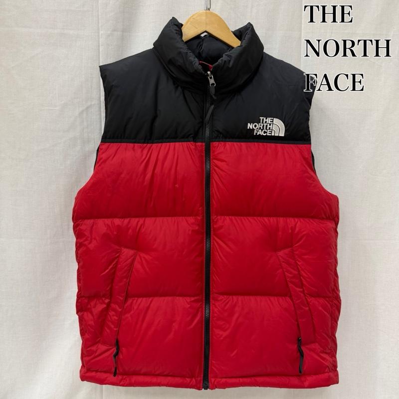 ザノースフェイス THE NORTH FACE ベスト ベスト ND92557 NUPTSE VEST black×red L リップストップナイロン はっ水加工 L ロゴ、文字 黒 / ブラック / black X 赤 / レッド / red メンズ USED 古着 中古 50163435