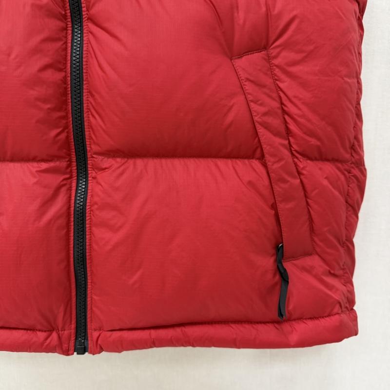 ザノースフェイス THE NORTH FACE ベスト ベスト ND92557 NUPTSE VEST black×red L リップストップナイロン はっ水加工 L ロゴ、文字 黒 / ブラック / black X 赤 / レッド / red メンズ USED 古着 中古 50163435