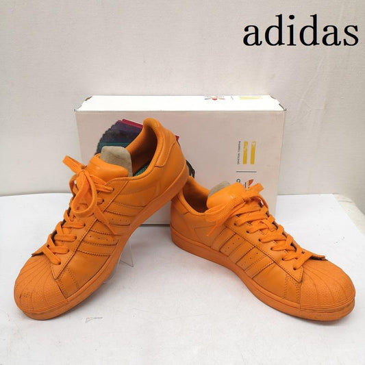 アディダス adidas スニーカー スニーカー S83394 PW SUPER STAR SC ファレルウィリアムス 27.5cm 橙 / オレンジ / orange メンズ USED 古着 中古 50163445