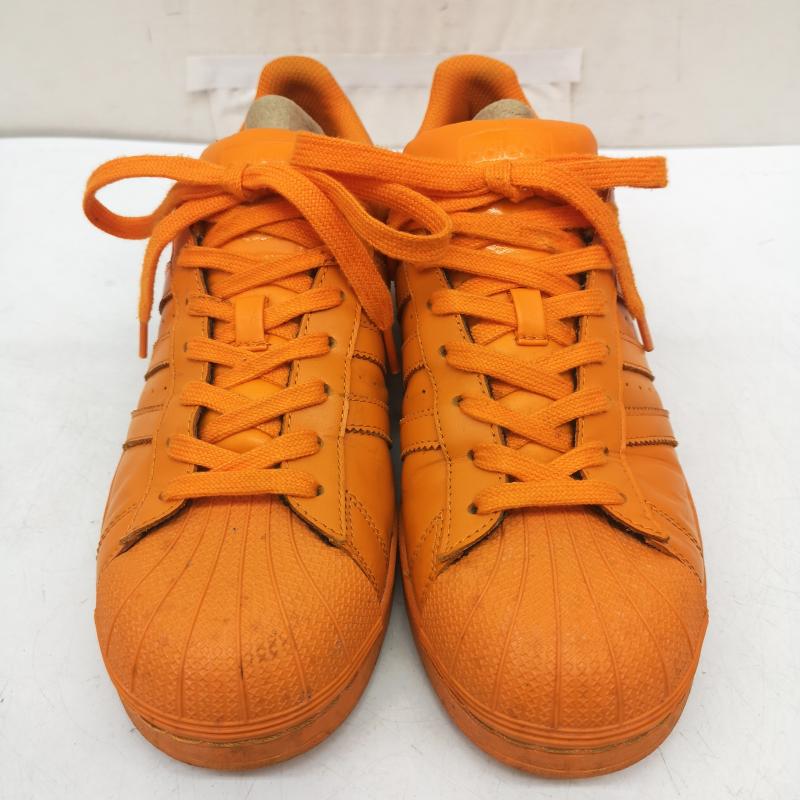 アディダス adidas スニーカー スニーカー S83394 PW SUPER STAR SC ファレルウィリアムス 27.5cm 橙 / オレンジ / orange メンズ USED 古着 中古 50163445