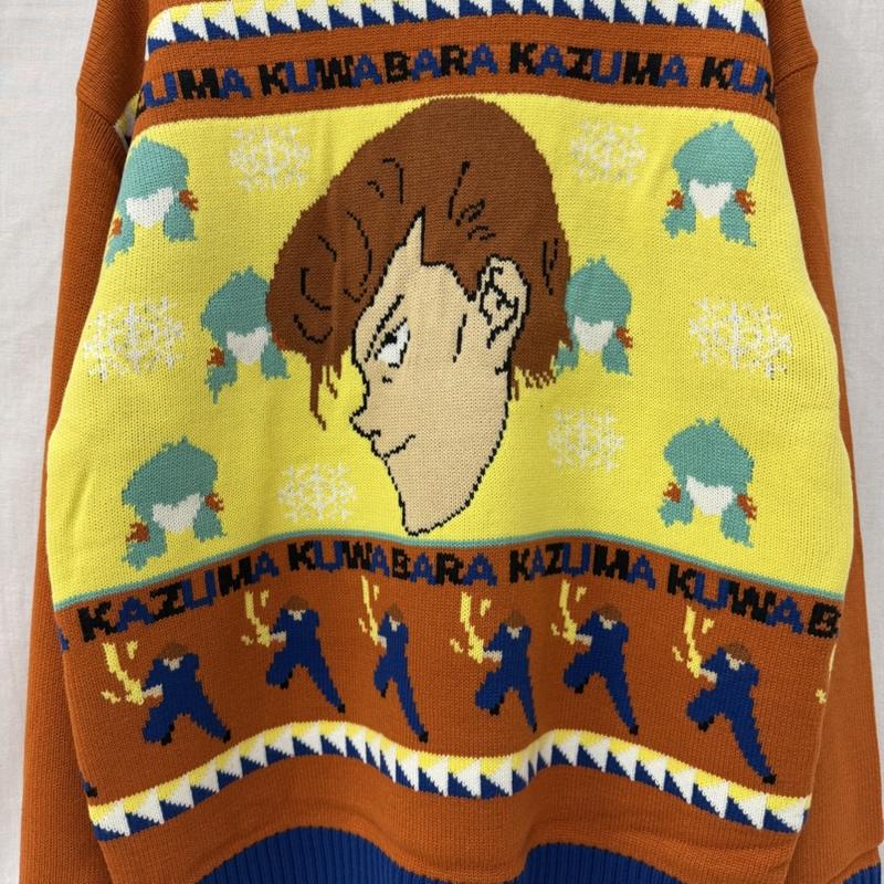 古着 USED ニット、セーター 長袖 幽☆遊☆白書 アグリーセーター 幽遊白書 kuwabara 桑原 雪菜 orange XXL XXL キャラクター 橙 / オレンジ / orange メンズ USED 古着 中古 50163447