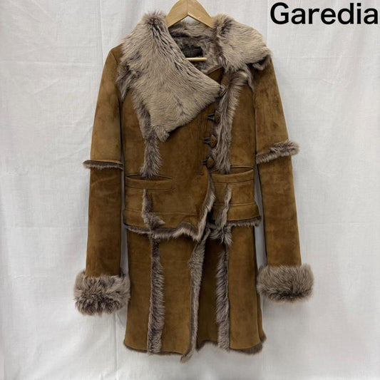 古着 USED コート 毛皮、ファー garedia ガルデニア ガルデノール社 2way セパレートムートンコート 裏地毛皮 羊毛 brown M M 無地 茶 / ブラウン / brown レディース USED 古着 中古 50163450