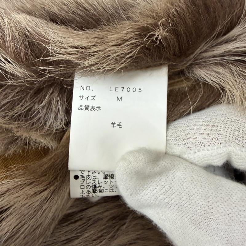 古着 USED コート 毛皮、ファー garedia ガルデニア ガルデノール社 2way セパレートムートンコート 裏地毛皮 羊毛 brown M M 無地 茶 / ブラウン / brown レディース USED 古着 中古 50163450
