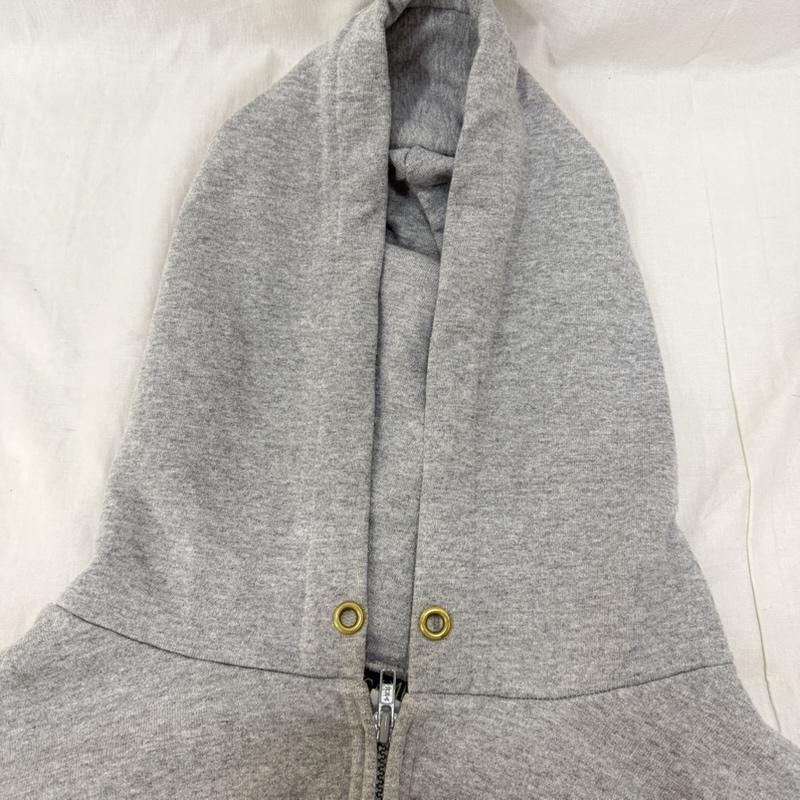キャンバー CAMBER パーカー 長袖 CB ZIP HOODY フルジップパーカー 裏地サーマル グレー 2XL(TALL) XXL 無地 灰 / グレー / gray メンズ USED 古着 中古 50163452