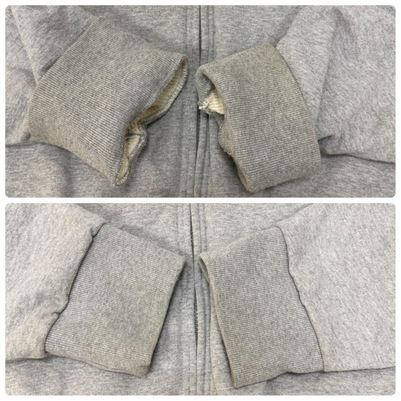 キャンバー CAMBER パーカー 長袖 CB ZIP HOODY フルジップパーカー 裏地サーマル グレー 2XL(TALL) XXL 無地 灰 / グレー / gray メンズ USED 古着 中古 50163452