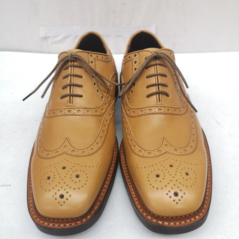 リーガル REGAL 革靴 革靴 ドレスシューズ ウイングチップ 111450455 25.0cm キャメル / キャメル / メンズ USED 古着 中古 50163453