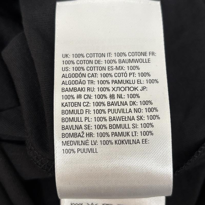 ディーゼル DIESEL Tシャツ 半袖 ロゴ プリント クルーネック 半袖 シャツ XL 黒 / ブラック / black メンズ USED 古着 中古 50163454