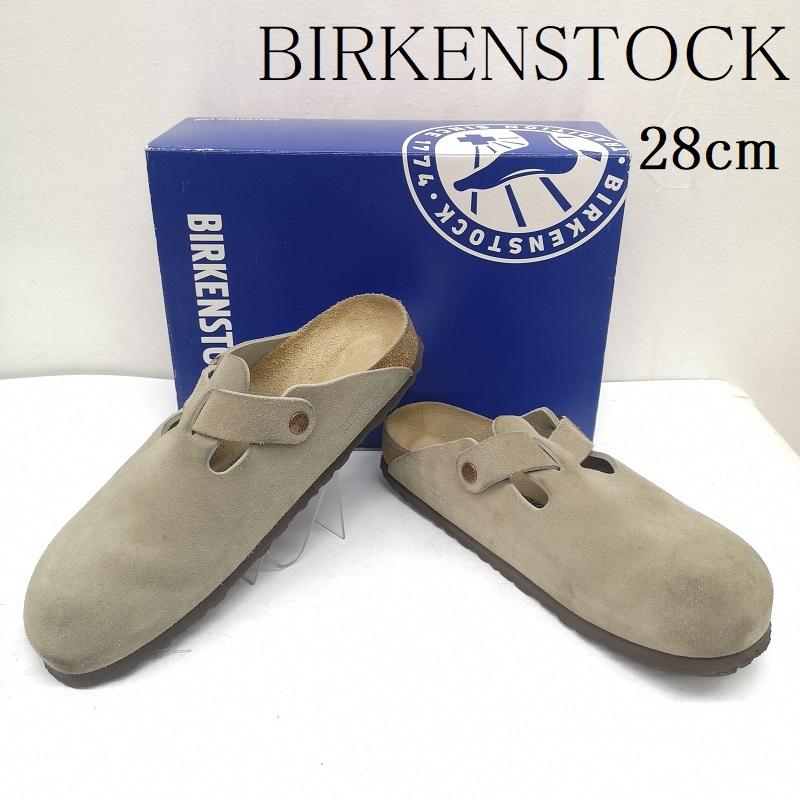 ビルケンシュトック BIRKENSTOCK サンダル サンダル Boston ボストン 060463 ベロア レザー サンダル 28.0cm ベージュ / ベージュ / beige メンズ USED 古着 中古 50163455