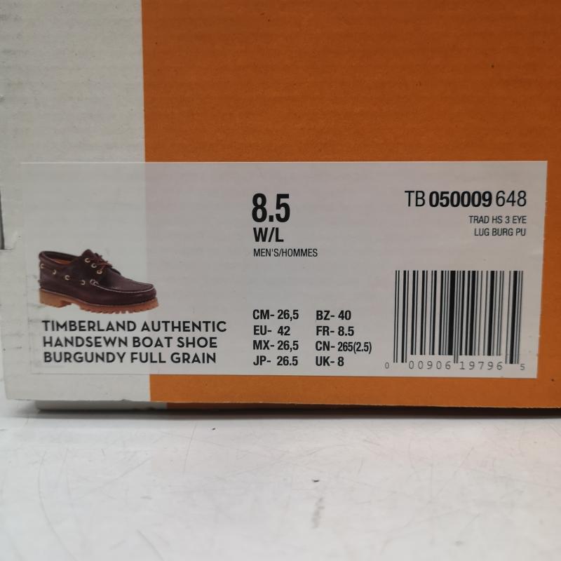 ティンバーランド Timberland 革靴 革靴 TB050009648 AUTHENTIC HANDSEWN BOAT SHOE 3eye クラシックラグ 26.5cm 茶 / ブラウン / brown メンズ USED 古着 中古 50163458