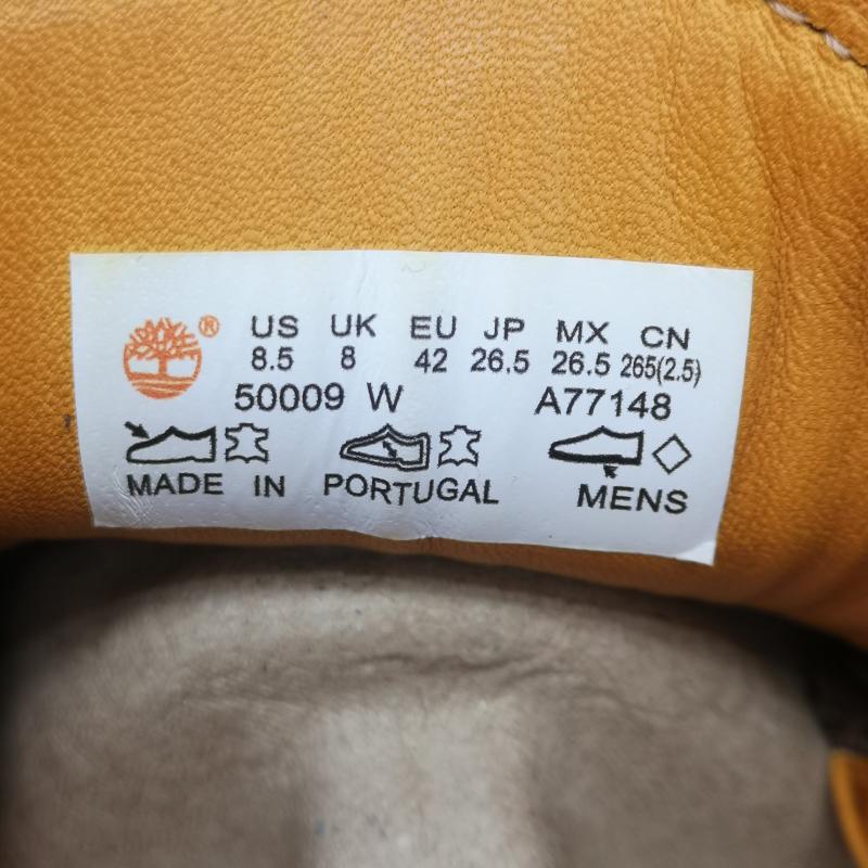 ティンバーランド Timberland 革靴 革靴 TB050009648 AUTHENTIC HANDSEWN BOAT SHOE 3eye クラシックラグ 26.5cm 茶 / ブラウン / brown メンズ USED 古着 中古 50163458