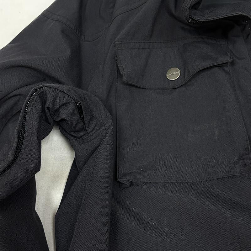 カーハート Carhartt ジャケット、上着 ジャンパー、ブルゾン ナイロン フィールド ジャケット - 黒 / ブラック / black メンズ USED 古着 中古 50163460
