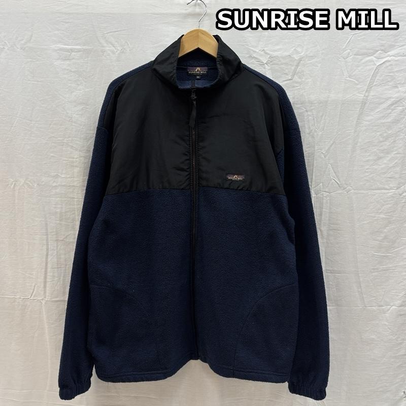 古着 USED ジャケット、上着 ジャンパー、ブルゾン SUNRISE MILLS サンライズミルズ USA製 ナイロン フリース ジャケット ハイネック XL メンズ USED 古着 中古 50163462