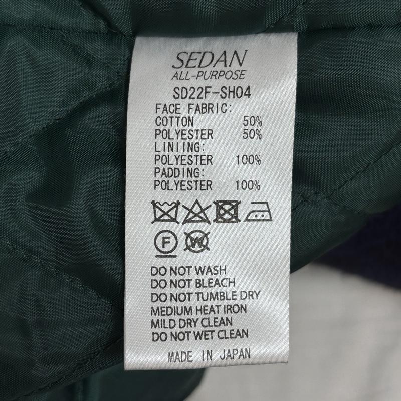 古着 USED ジャケット、上着 ジャンパー、ブルゾン SEDAN ALL-PURPOSE チェック柄 シャツ ジャケット 中綿入り SD22F-SH04 XL メンズ USED 古着 中古 50163467