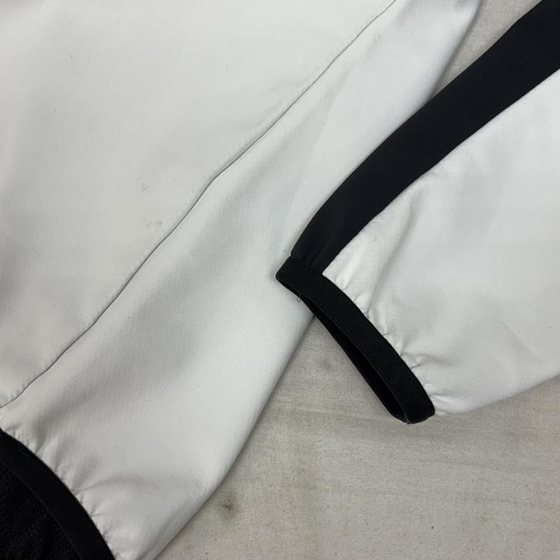 パレス PALACE トレーナー 長袖 adidas アディダス ロゴ プリント ナイロン トレーナー AC2691 S 白 / ホワイト / white X 黒 / ブラック / black メンズ USED 古着 中古 50163473
