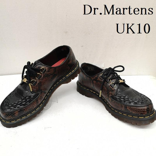 ドクターマーチン Dr.Martens 革靴 革靴 蛇年限定 RAMSEY YOTS YEAR OF THE SNAKE クリーパー シューズ UK：10 茶 / ブラウン / brown メンズ USED 古着 中古 50163476