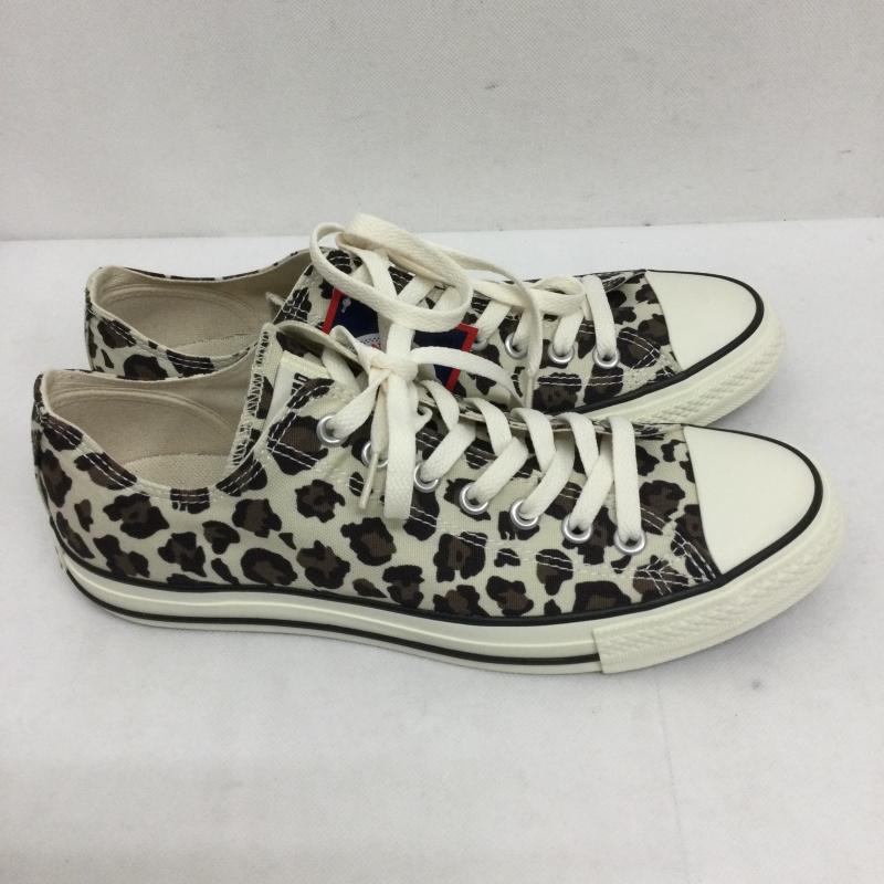 コンバース CONVERSE スニーカー スニーカー converse　ALL STAR LD OX　スニーカー　ローカット　レオパード 27.5cm ヒョウ柄・レオパード柄 ベージュ / ベージュ / beige メンズ USED 古着 中古 50163477
