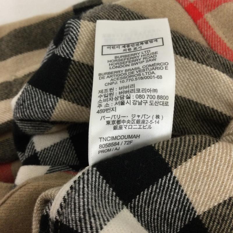 バーバリー BURBERRY シャツ、ブラウス 長袖 BURBERRY バーバリー ヴィンテージ チェック ウールオーバーシャツジャケット 8058584 M チェック ベージュ / ベージュ / beige メンズ USED 古着 中古 50163481