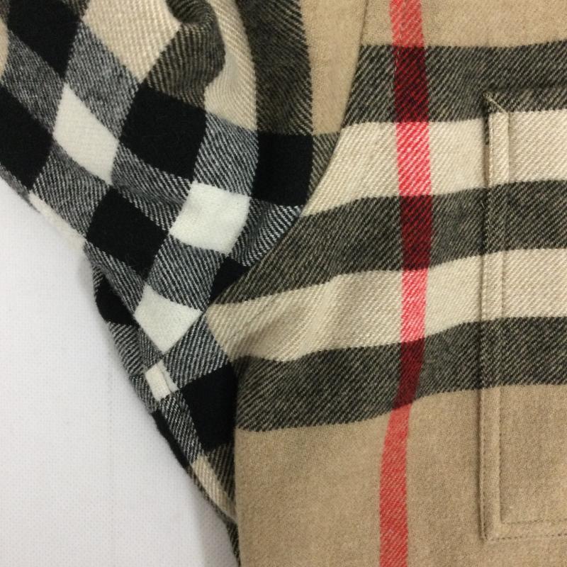 バーバリー BURBERRY シャツ、ブラウス 長袖 BURBERRY バーバリー ヴィンテージ チェック ウールオーバーシャツジャケット 8058584 M チェック ベージュ / ベージュ / beige メンズ USED 古着 中古 50163481