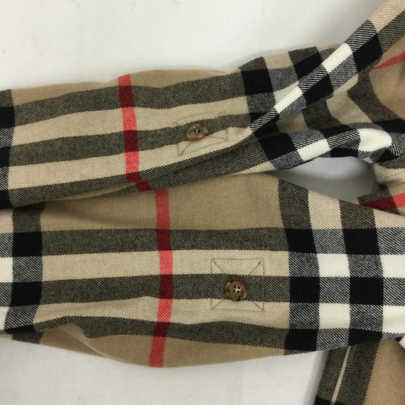 バーバリー BURBERRY シャツ、ブラウス 長袖 BURBERRY バーバリー ヴィンテージ チェック ウールオーバーシャツジャケット 8058584 M チェック ベージュ / ベージュ / beige メンズ USED 古着 中古 50163481