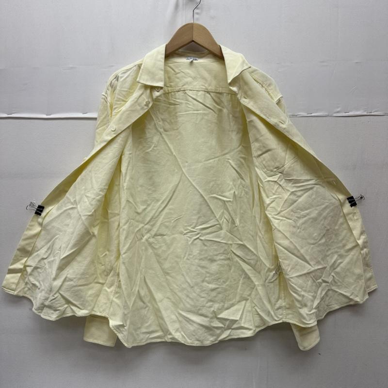 ロエベ LOEWE シャツ、ブラウス 長袖 アナグラム 刺繍 シャツ H526Y05W86 - 黄 / イエロー / yellow メンズ USED 古着 中古 50163483