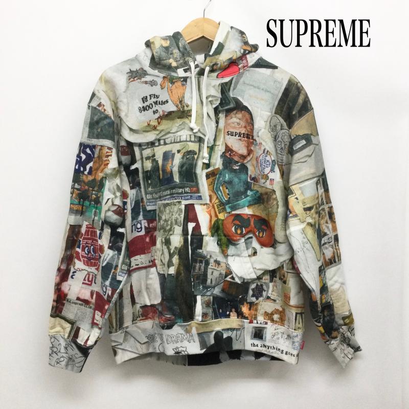 シュプリーム Supreme パーカー 長袖 SUPREME Dash s wall Hooded Sweatshirt パーカー フォト総柄 プルオーバー フーディ S 総柄 マルチカラー / マルチカラー / multicolor メンズ USED 古着 中古 50163484