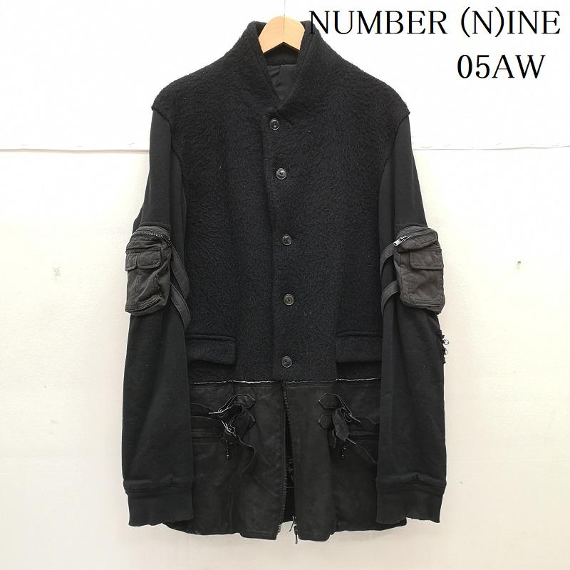 ナンバーナイン NUMBER (N)INE ジャケット、上着 ジャンパー、ブルゾン 05AW HIGH STREET期 ハイストリート期 ドッキング 再構築 ジャケット 5 黒 / ブラック / black メンズ USED 古着 中古 50163490